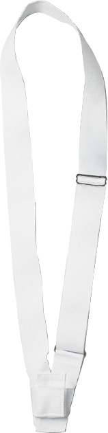 White Webbed Parade Flag Carrying Belt