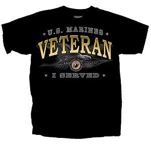 Veteran Eagle T-shirt Marines