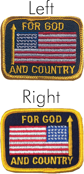 For God & Country Patch