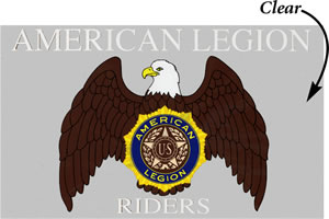 Legion Riders Windshield Decal - Inside